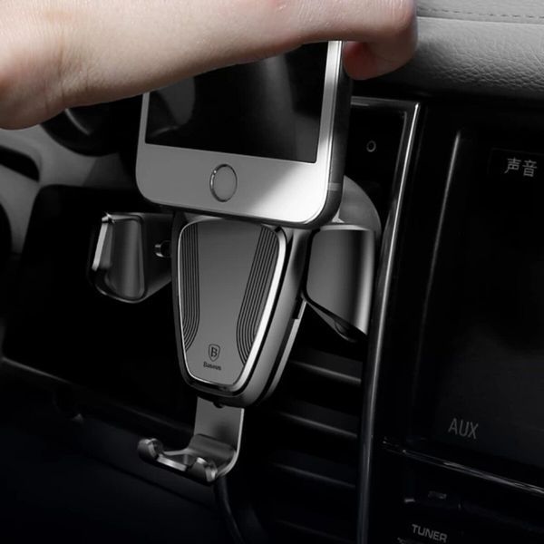 Тримач для мобільного Baseus Gravity Car Mount Black SUYL-01 49838 фото