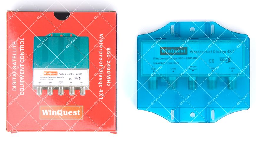 DiSEqC 4х1 WinQuest Waterproof кожух 27620 фото