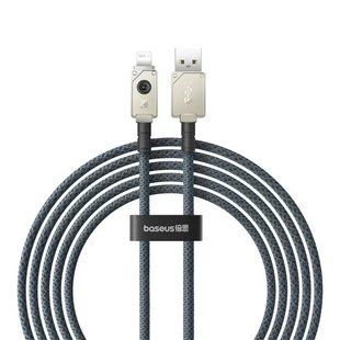 Кабель Baseus Unbreakable Series Fast Charging Data Cable USB to iP 2.4A 2m Stellar White 00-00078804 фото