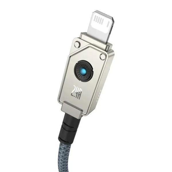 Кабель Baseus Unbreakable Series Fast Charging Data Cable USB to iP 2.4A 2m Stellar White 00-00078804 фото