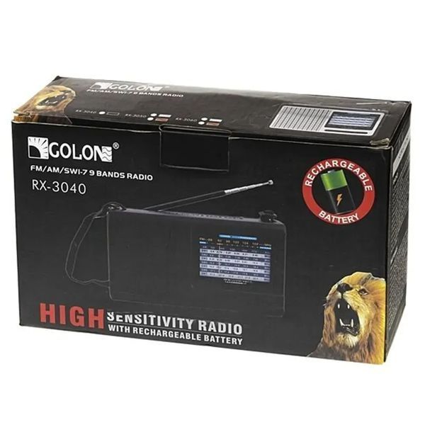 Радіоприймач GOLON RX-3040 00-00078555 фото