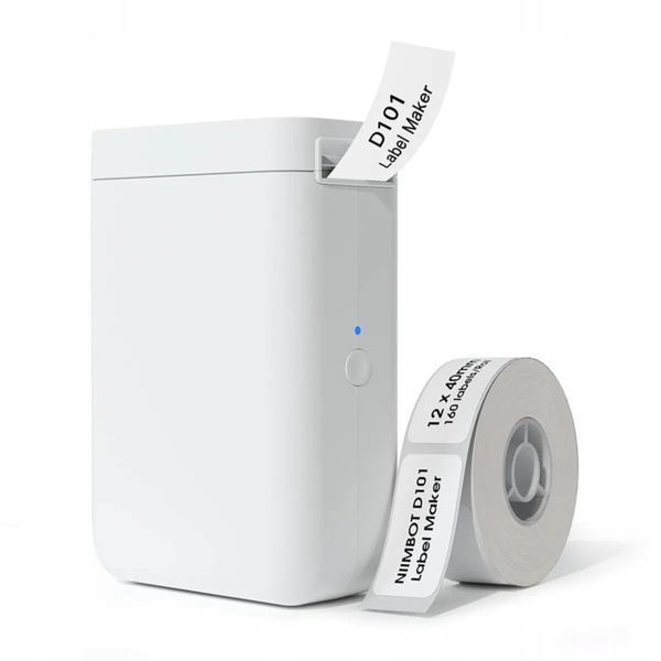 Термопринтер для печати наклеек NIIMBOT D101 White (A1A88628624) 00-00077465 фото