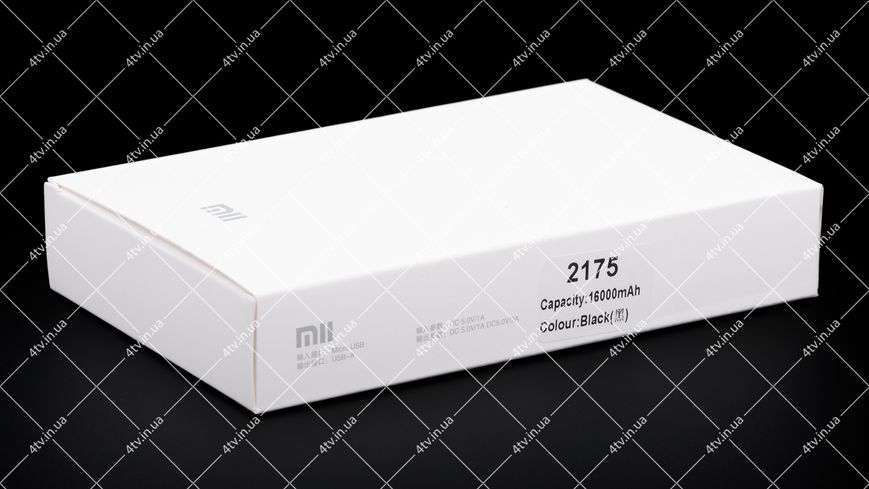 Mii Power Bank 16000 mAh copy чорний 42035 фото