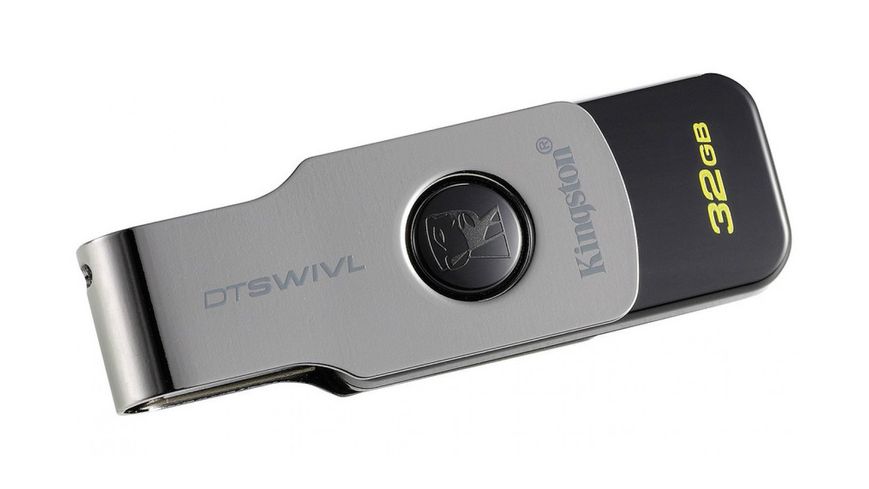 Накопичувач Kingston 32GB DT SWIVL Metal USB 3.0 (DTSWIVL/32GB) 44604 фото