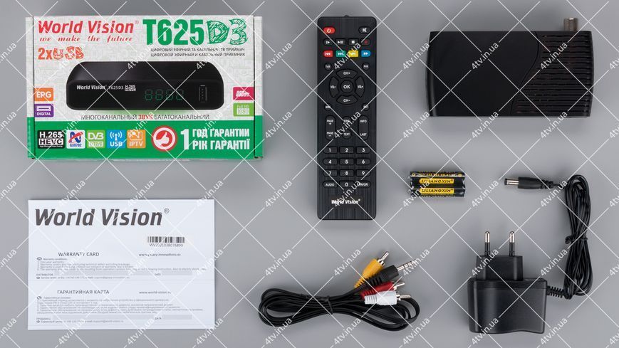 World Vision T625D3 DVB-T2 43782 фото