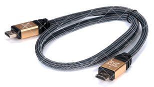Кабель HDMI-HDMI v.2.0 gold 1 метр блистер 42901 фото