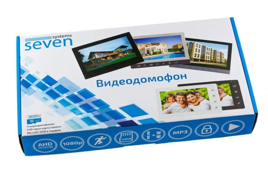 Відеодомофон SEVEN DP-7573 white 50154 фото