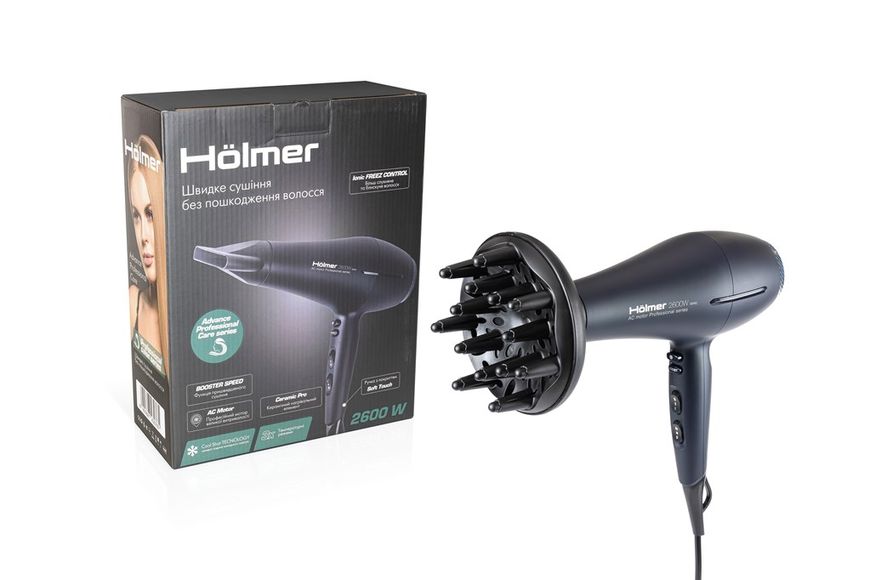 Фен Holmer HHD-260I PRO ionic 50095 фото