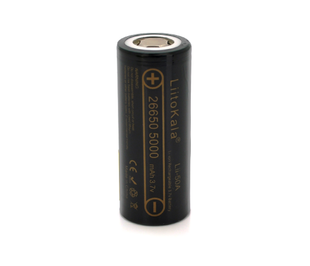 Акумулятор Li-ion 26650 5000mAh 3.7V Black 47393 фото