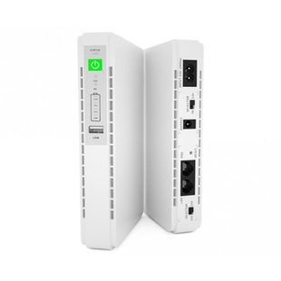 Power Bank SEVEN mini UPS 12В/9В/5В 8800 mAh білий 48124 фото