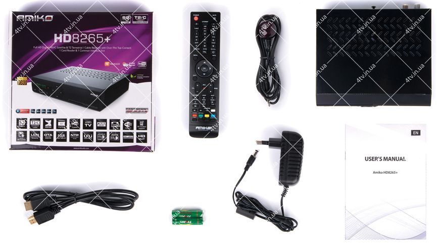 Amiko HD8265+ Combo DVB-S2/T2/C HEVC H.265 41052 фото