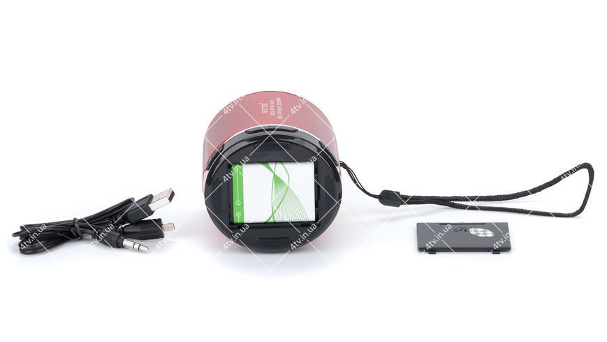 Колонка портативная WSTER WS-231BT Bluetooth красная 42039 фото