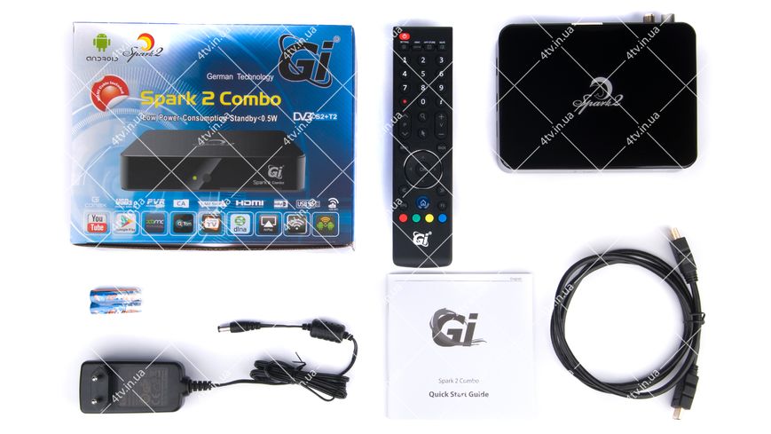 GI Spark 2 Combo HD DVB-S2/T2/CXBMC 1GB/8GB 27420 фото