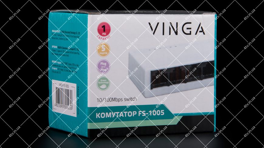 Комутатор Vinga FS-1005 41103 фото