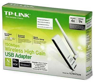 USB Wi-Fi адаптер Tp-link TL-WN722N 49010 фото