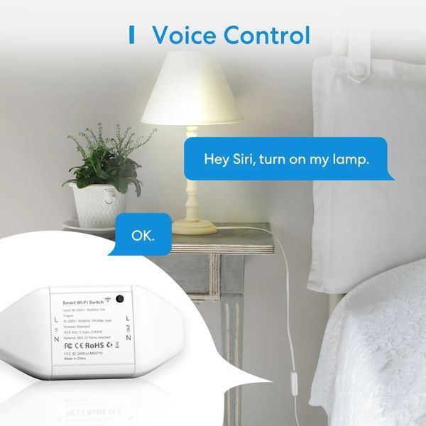 Розумне Wi-Fi реле Smart Meross MSS710HK-(UN) 00-00077640 фото