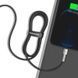 Кабель Baseus Cafule Series Metal Data Cable USB to IP 2.4A 1m Black 00-00077897 фото 7