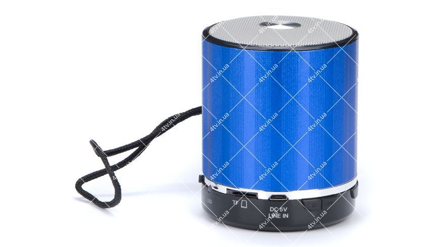 Колонка портативная WSTER WS-231BT Bluetooth синяя 42040 фото