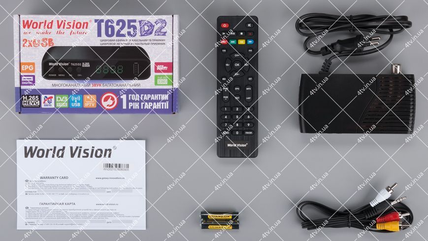 World Vision T625D2 DVB-T2 43781 фото