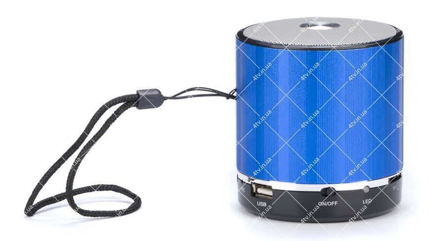 Колонка портативная WSTER WS-231BT Bluetooth синяя 42040 фото
