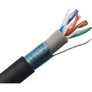 ATcom FTP PREMIUM CAT6E 0.50 мм, 1Gb/s,CU, 305 м, мідь, для зовнішніх робіт PVC+PVE Кабель вита пара 00-00079489 фото