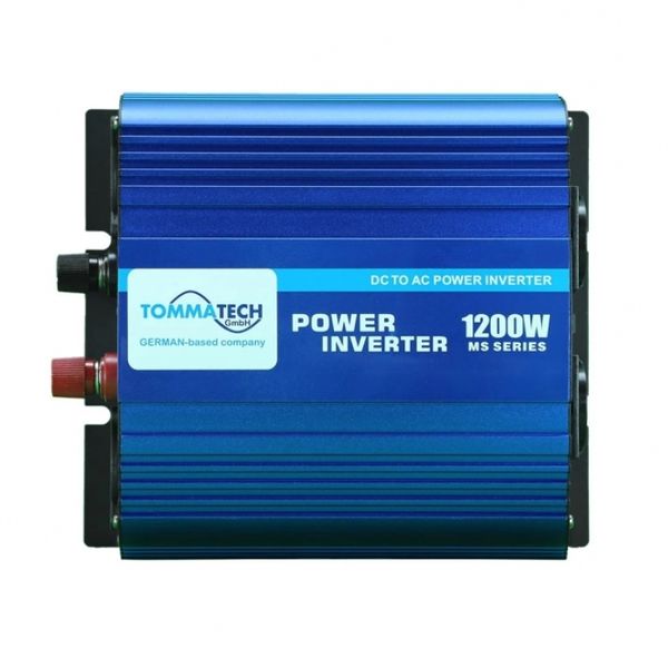 Інвертор c 12V до 220V Tommatech MS-1200 1200W 47683 фото