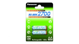 Акумулятор Panasonic High Capacity AA 2700 mAh (BK-3HGAE/2BE) 2 шт 44149 фото