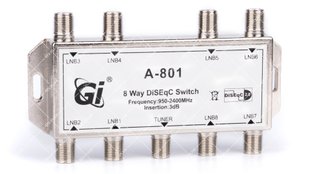 DiSEqC 8х1 GI A-801 внутр. 41038 фото