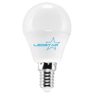 Світлодіодна лампочка LEDSTAR 6W E14 4000K STANDARD G45 (кулька) 40830 фото