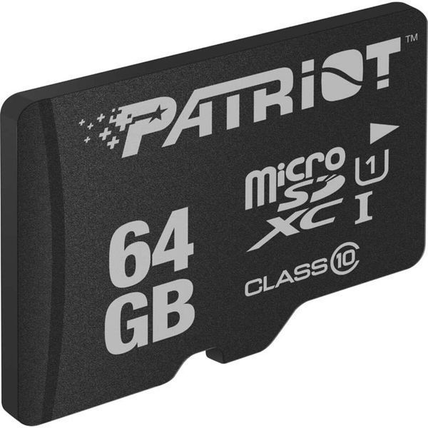 Карта памяти microSDXC (UHS-1) Patriot LX Series 64Gb class 10 00-00077345 фото