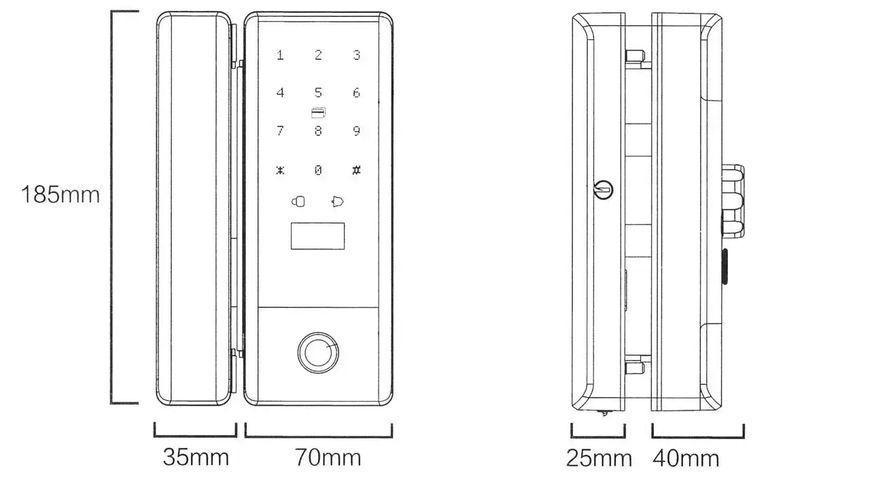 Умный замок SEVEN LOCK SL-7776BF биометрический 00-00077746 фото