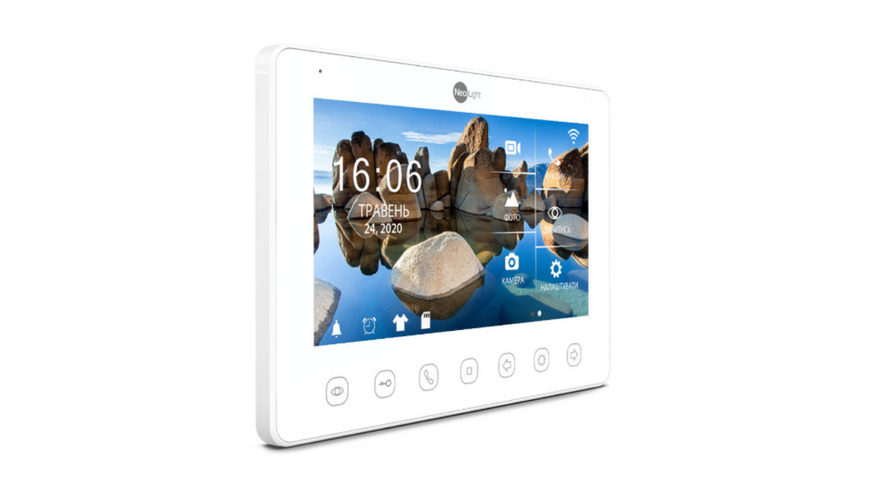 Видеодомофон NeoLight Omega + HD WF White 45005 фото
