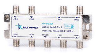 DiSEqC 8х1 SkyPrime SP-8088 внутрішній 1.1 41677 фото
