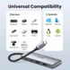 Хаб Ugreen CM480 USB-C to 2×USB 3.2+2×USB-C Adapter 10G Space Gray (UGR-30758) 50840 фото 2