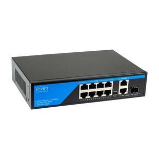 POE комутатор SEVEN P-7328G-SFP 50627 фото