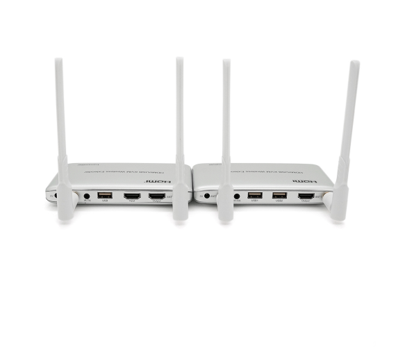 Удлинитель HDMI+USB сигнала по WI-FI до 200 метров (HDMI EXTENDER) 49901 фото
