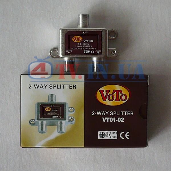 Спліттер 2-WAY Splitter VoTo VT01-02 48500 фото