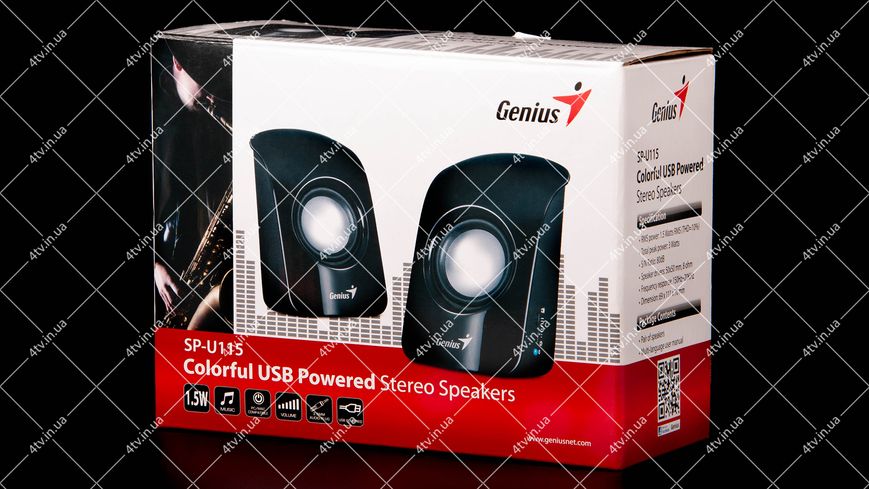 Колонки USB Genius SP-U115 чорні 41165 фото