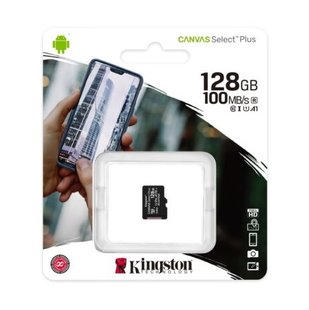 Карта пам'яті microSDXC Kingston 128GB Canvas Select Plus 100R A1 (SDCS2/128GBSP) 45232 фото