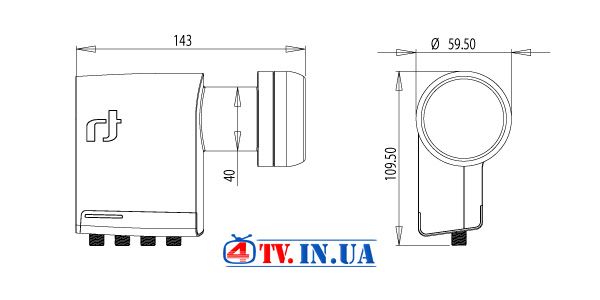 Inverto Black Premium IDLB-QUDL40-PREMU-OPP QUAD 49083 фото