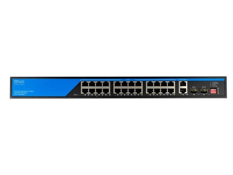POE комутатор SEVEN P-73224G-2SFP 50628 фото