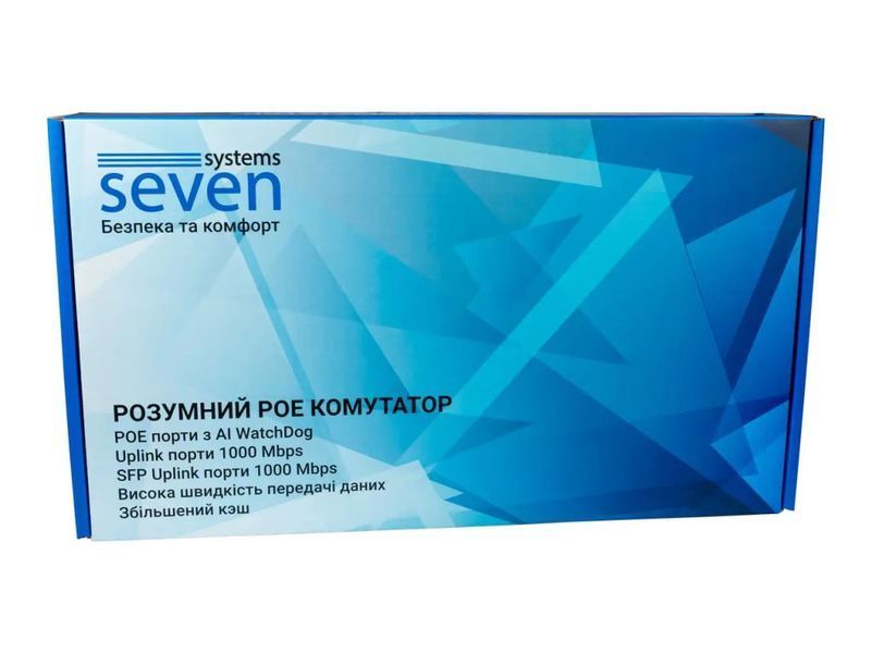 POE комутатор SEVEN P-73224G-2SFP 50628 фото