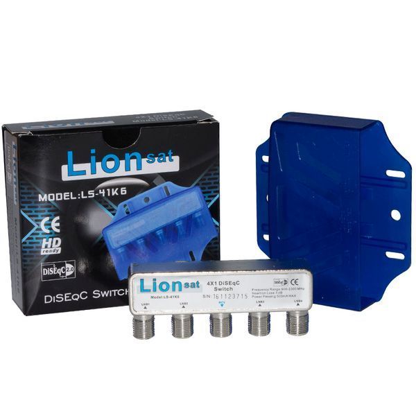 DiSEqC 4х1 LionSAT LS-41K6 у кожусі 40278 фото