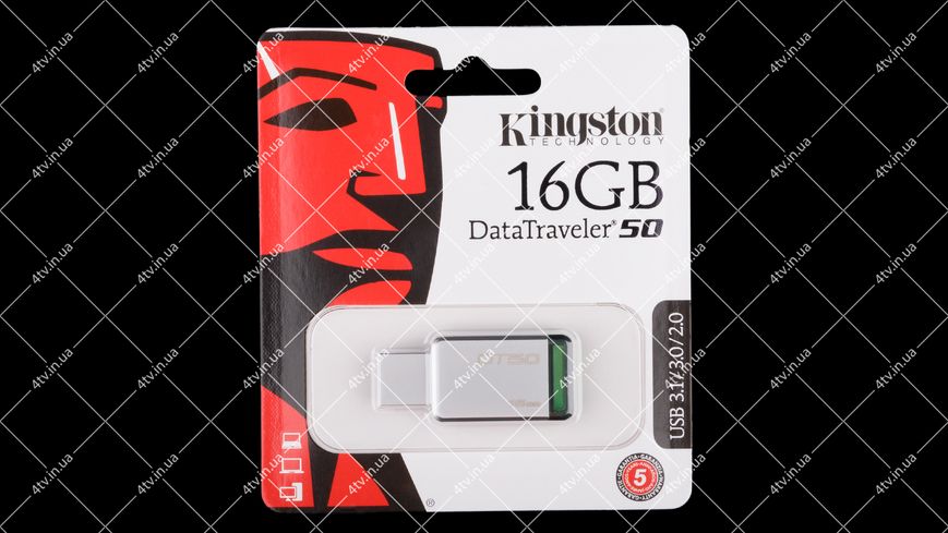 Накопичувач Kingston 16GB DT50 USB 3.1 (DT50/16GB) 41645 фото