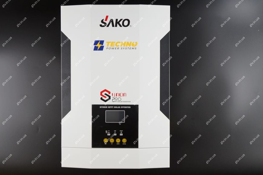 Інвертор c 24V до 220V Sako Sunon Pro 5.5 KW (48VDC) 50967 фото