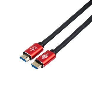 Кабель HDMI-HDMI ATcom v.2.0 Red/Gold 20 метров 46046 фото