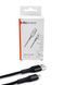 Кабель USB 2.0 AM to Micro USB Mibrand MI-32 Nylon Charging Line чорний 2.0 метра 50736 фото 4