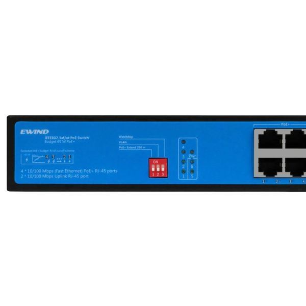 POE коммутатор Ewind EW-S1906CF-AP 51049 фото