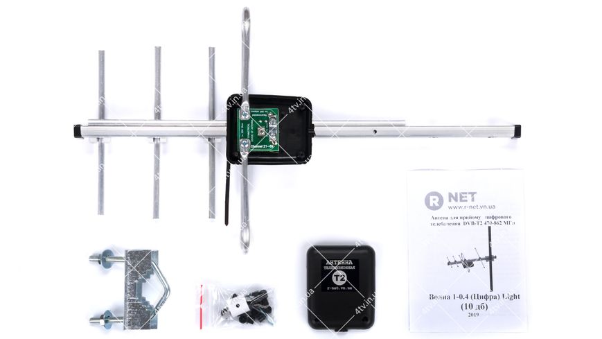 Т2 антена Хвиля 1-0.4 Цифра Light 0.4м зовнішня 41913 фото
