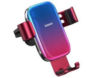 Тримач для телефону Baseus Glaze Gravity Car Mount Red автомобільний 46612 фото